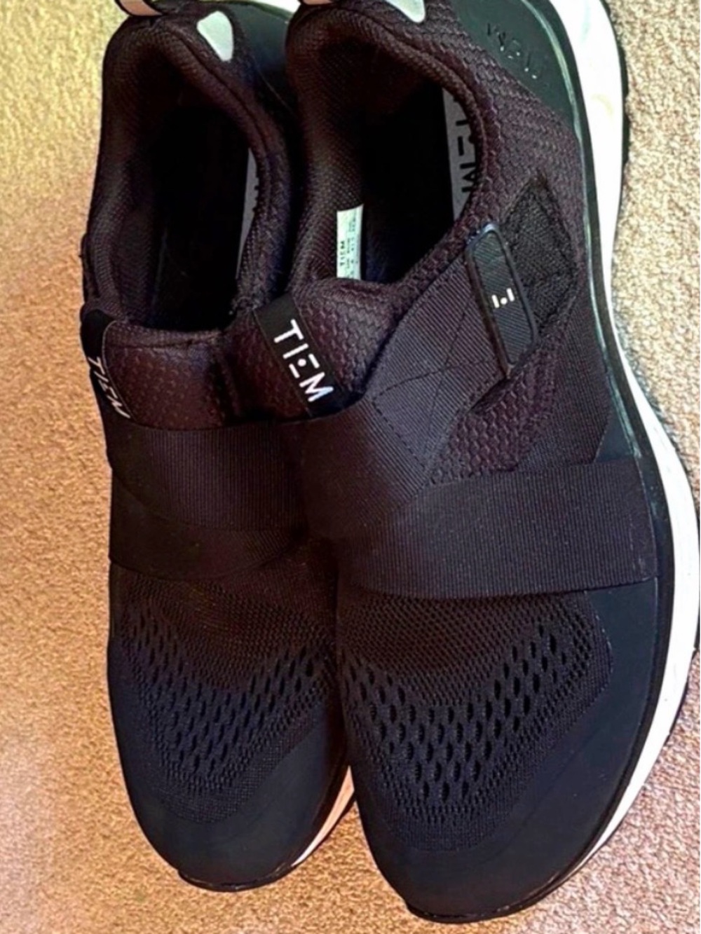 TIEM Slipstream Cycling Sneaker Breathable Mesh Slip-On 2 Bolt 9.5